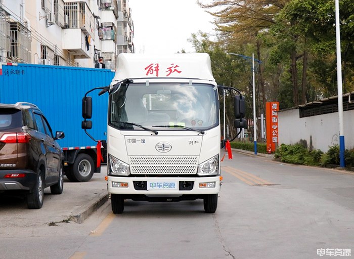 一汽解放領跑成都新能源輕卡市場 解放J6F拿下第一