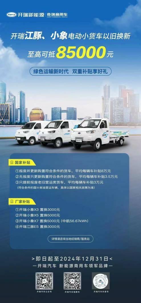 開瑞新能源電車